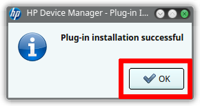 Plug-in install finished