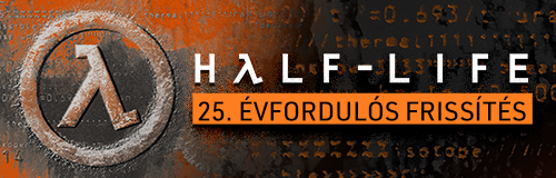 A Half-Life játék 25. évfordulós speciális változat letöltése