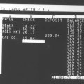 A VisiCalc korai képernyője