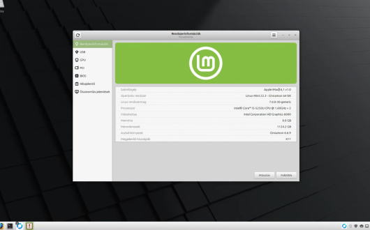 Linux Mint 22.3 - iMac16,1