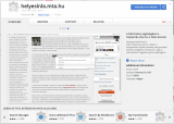 Helyesiras.mta.hu bővítmény készült a Google Chrome böngészőhöz