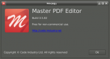 Master PDF Editor névjegye